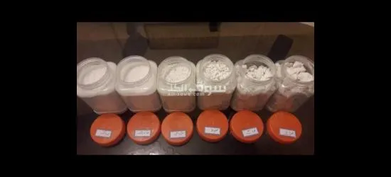 كربونات الكالسيوم، الكالسيت، مسحوق ميكرون، caco3 - 5