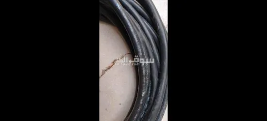 كيبل كهربائي صناعي 2x7AWG – طول 500 متر – مقاوم حرارة وفولت عالي