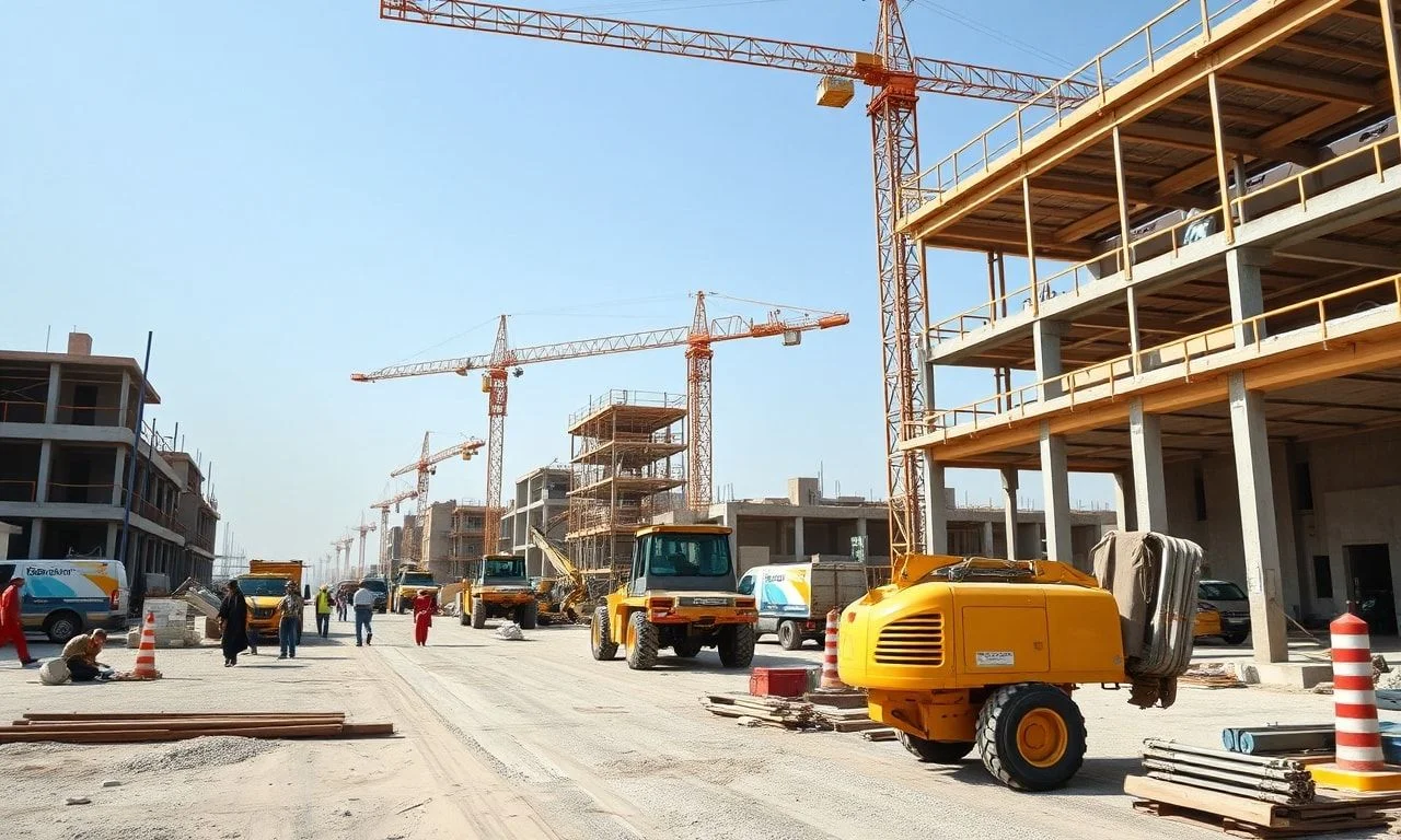 دليل شامل: أفضل شركات معدات البناء في المثنى، العراق